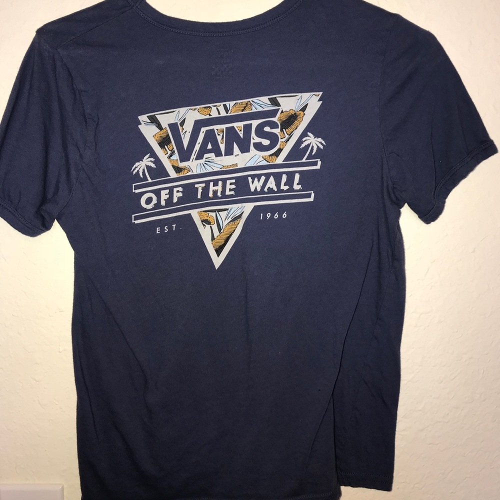 💛vans shirt crop 💛